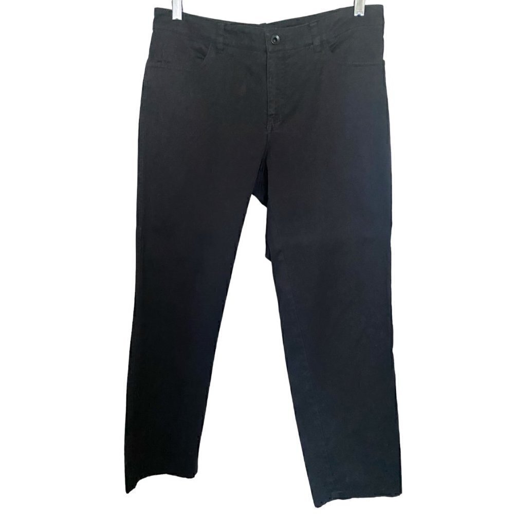 JONES NEW YORK black cotton dress pantS